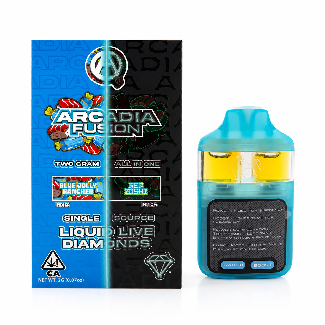 Arcadia Fusion X-Ray Liquid Live Diamonds Disposable (2g)