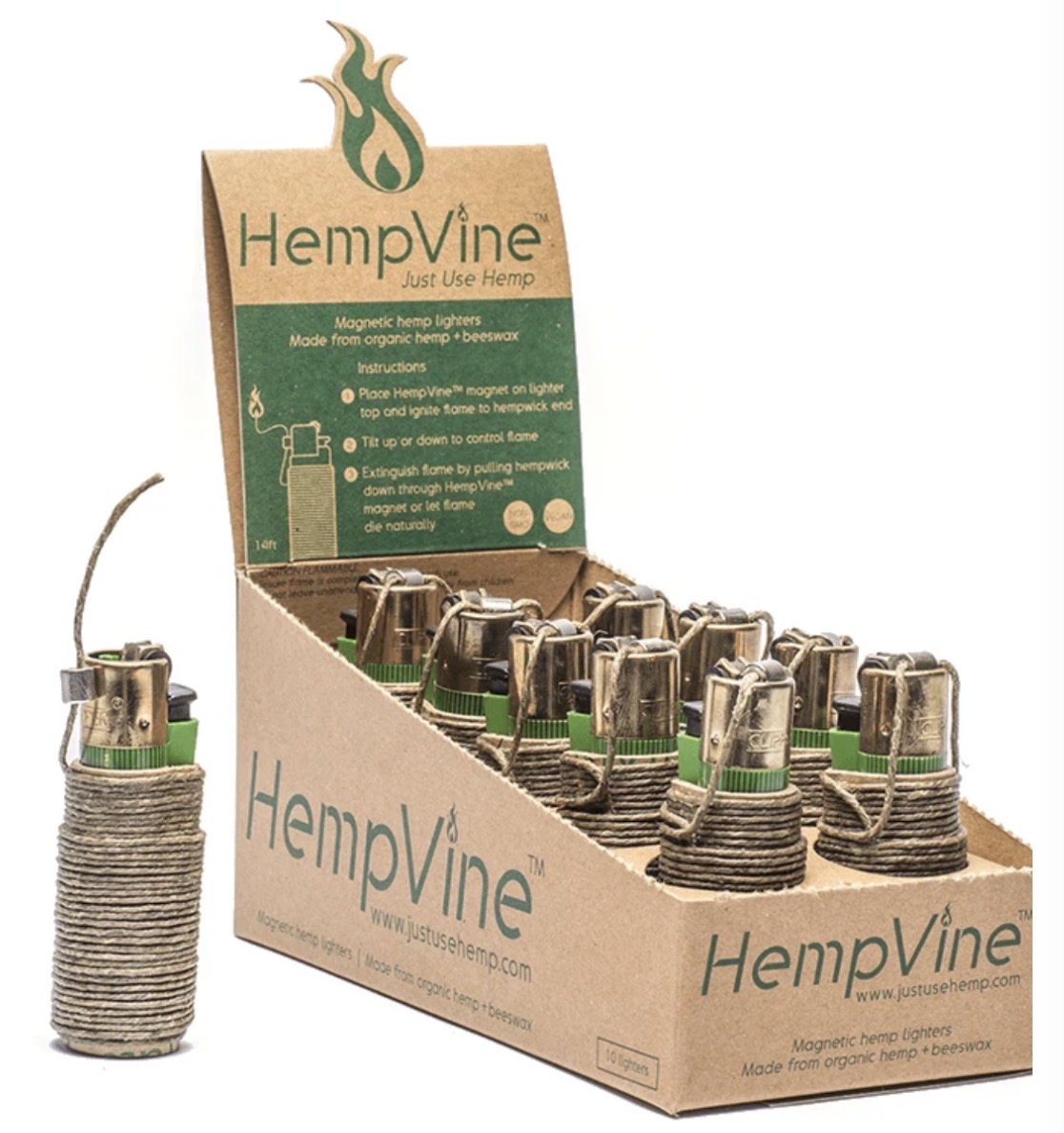 Hemp Vine Magnetic Lighters