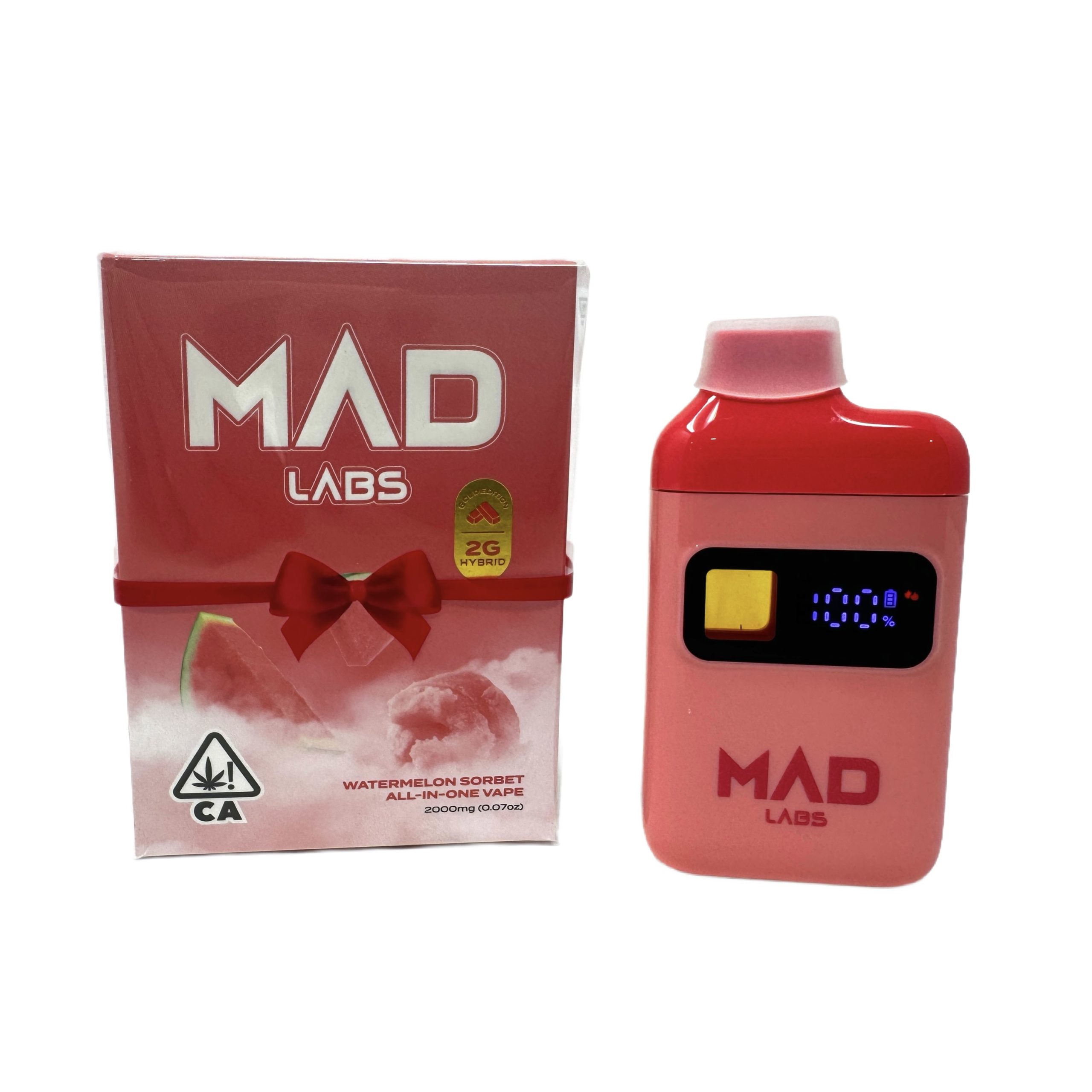 Mad Labs Gold Edition Disposable w/LCD Screen (2g)