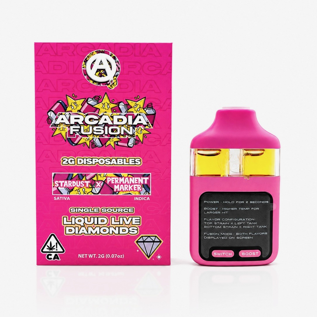 Arcadia Fusion Liquid Live Diamonds Disposable (2g)
