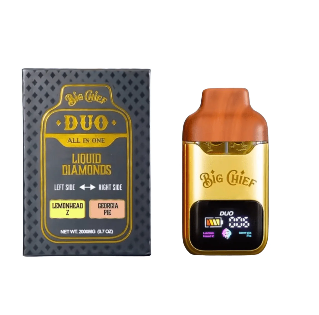 Big Chief Duo All In One Liquid Diamond Disposable(2g)