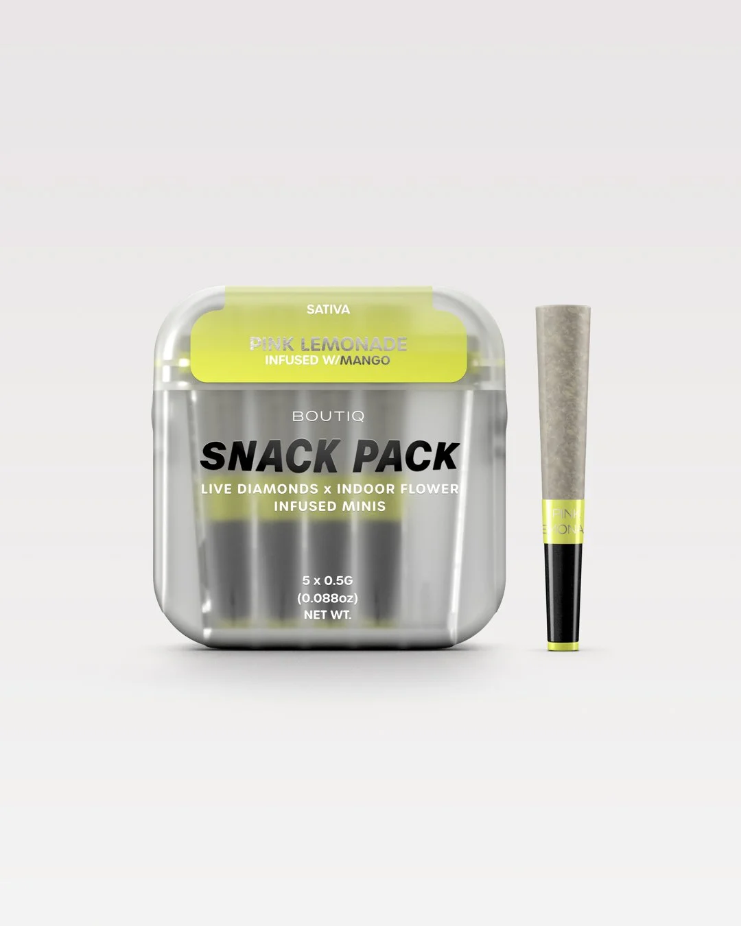 Boutiq Snack Pack Diamond Infused Mini Pre rolls (5ct)