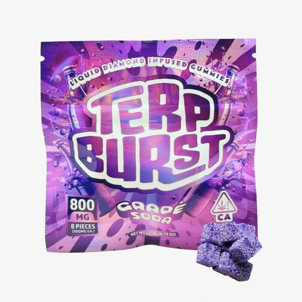 Terp Burst Liquid Diamond Infused Gummies (800mg)
